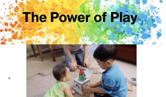 the power of play - two children play with a toy